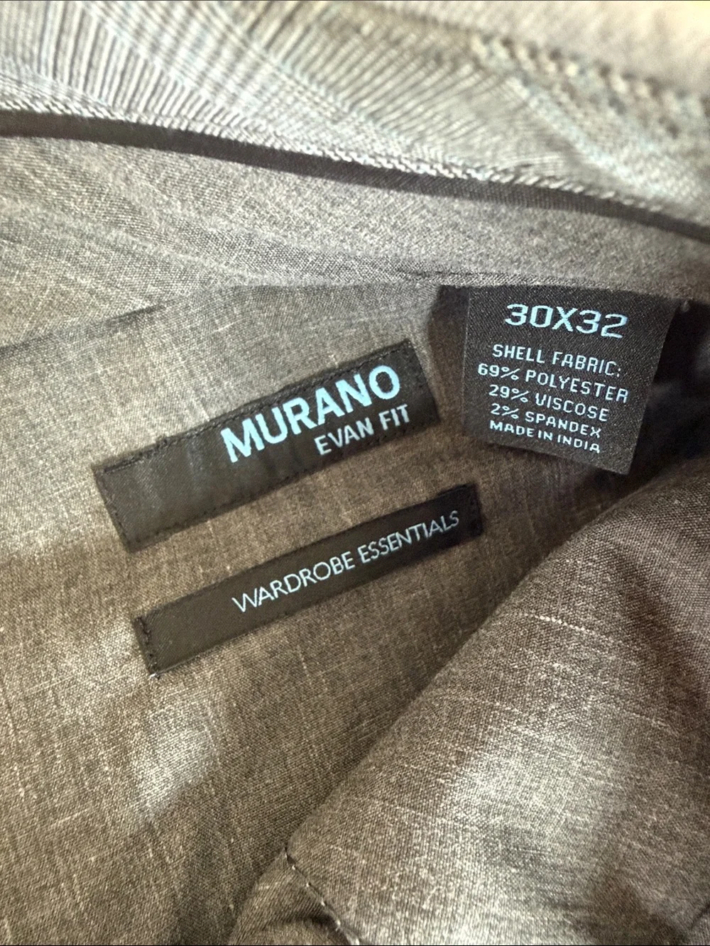 Murano Gray Notch Lapel Two-Button Sport Coat with matching pants